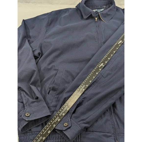Vintage Polo Ralph Lauren Jacket Mens 2XLT XXL Tall Full ZipWindbreaker Lined